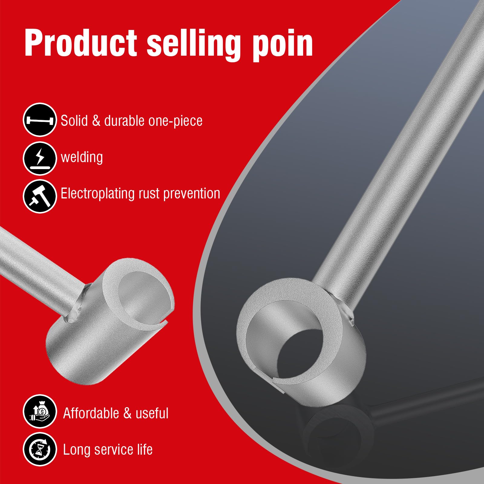 Door Hinge Adjustment Tool features a versatile double-ended design for varied hinges.