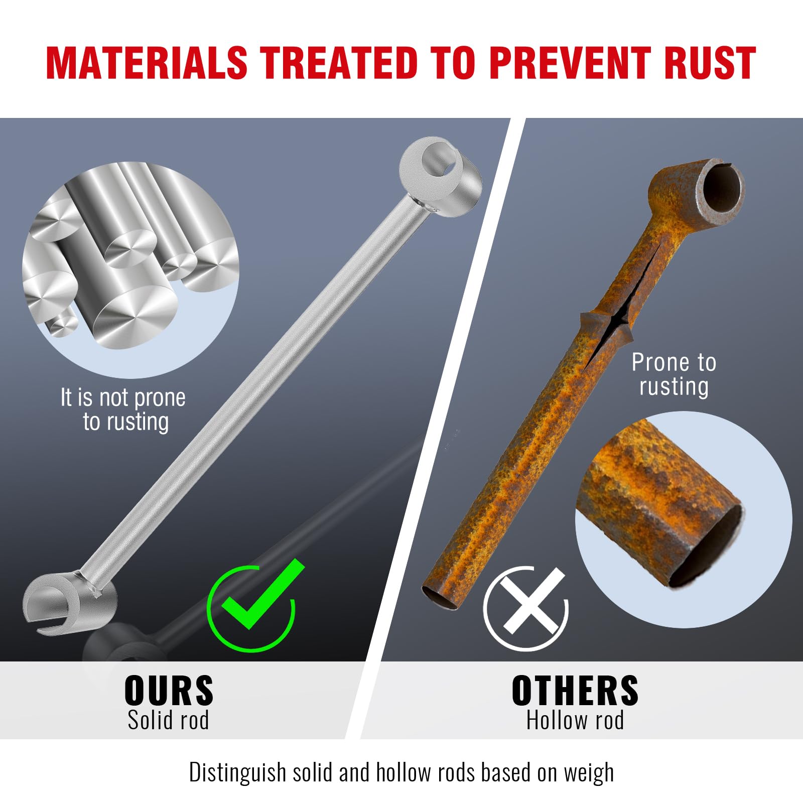 Door Hinge Adjustment Tool built from durable steel for tough environments and long life.