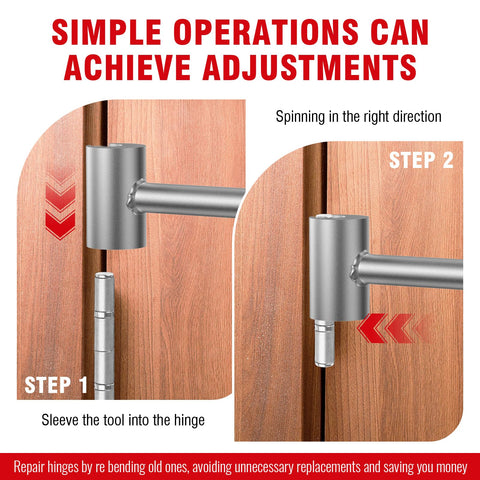 Door Hinge Adjustment Tool designed for fire doors with flag hinges for reliable alignment.