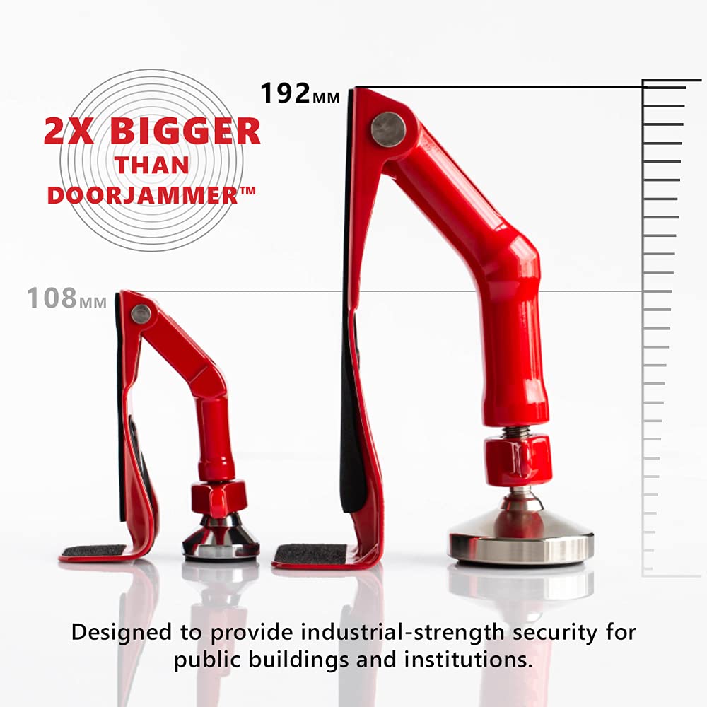 DoorJammer Lockdown XL designed for emergency deployment in public spaces.