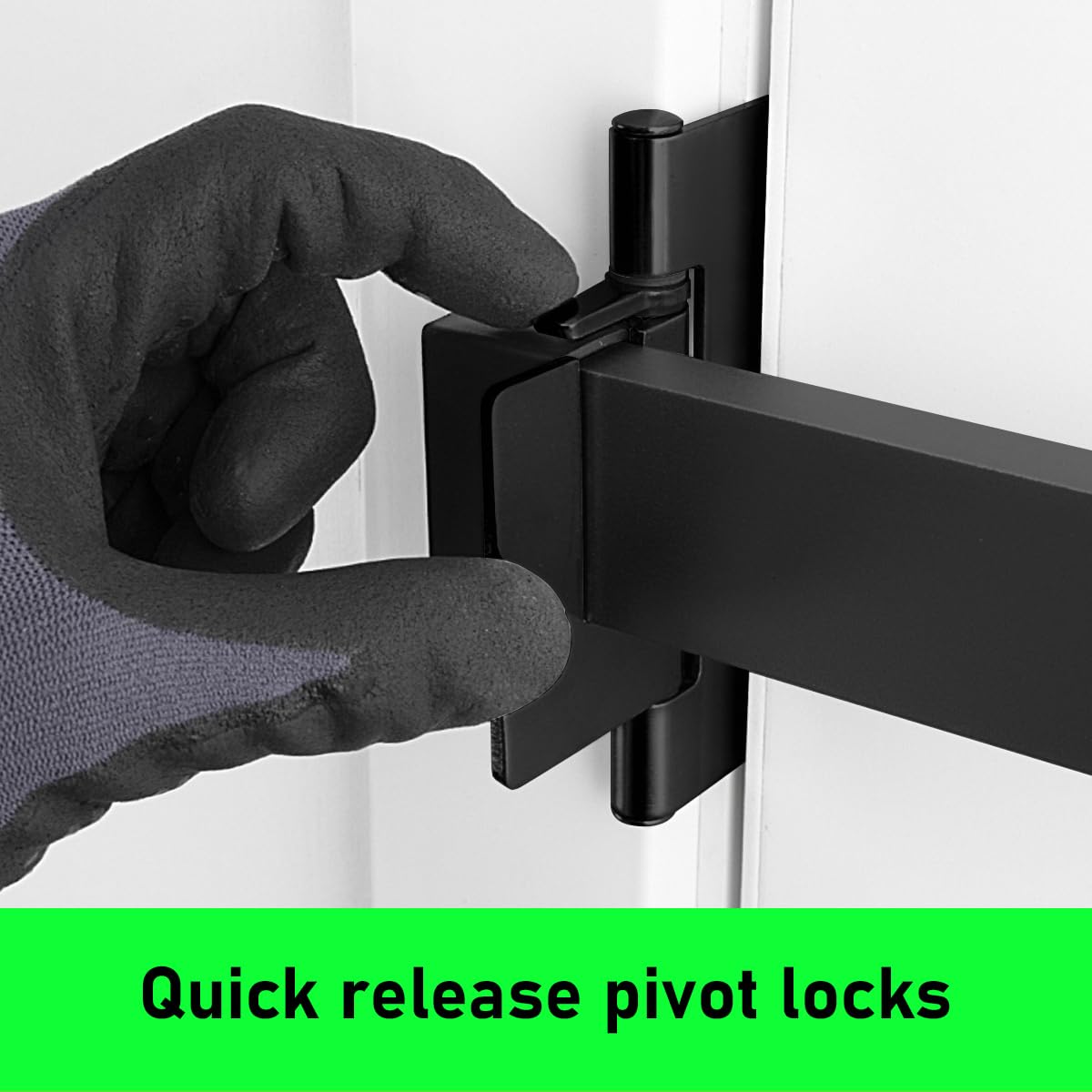 Doorricade inward-opening doors secured for safer rooms and spaces