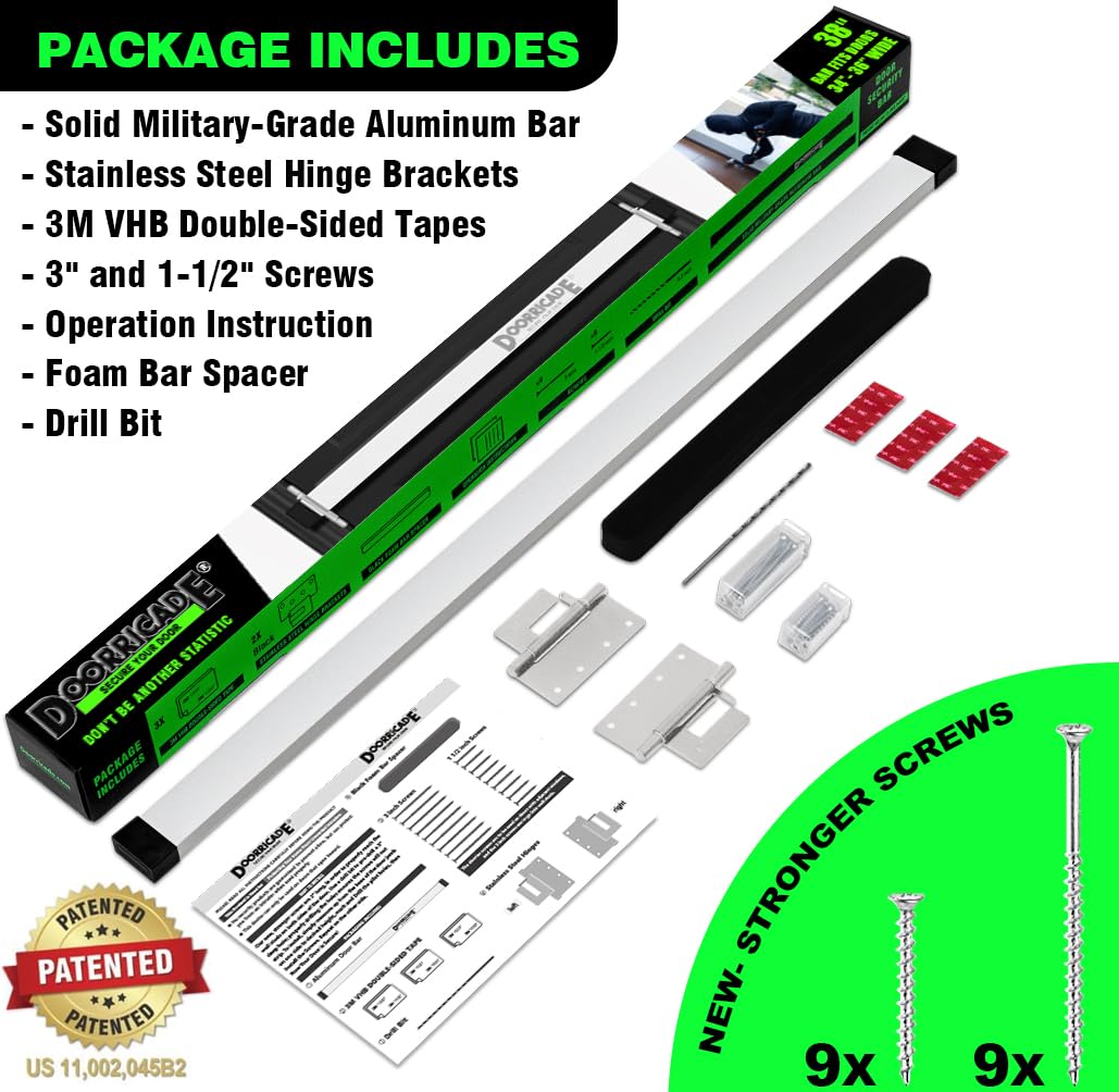 Doorricade premium packaging and lifetime warranty reflect quality.