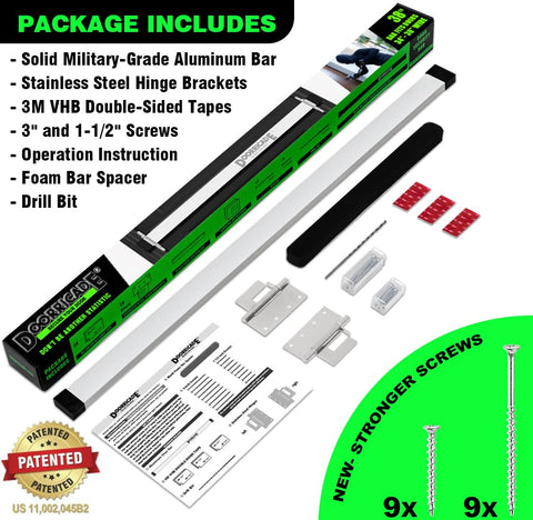 Doorricade premium packaging and lifetime warranty reflect quality.