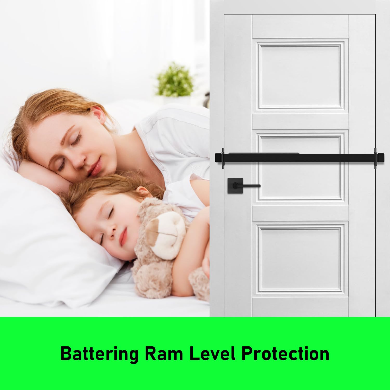 Doorricade stainless-steel hinge brackets with thumb locks secure quick access