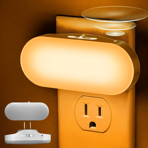 DORESshop Amber Night Light auto on/off guides hallways with a soft glow