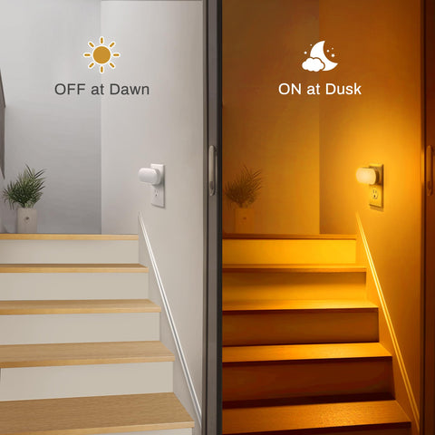 DORESshop Amber Night Light energy saving feature reduces unnecessary power use