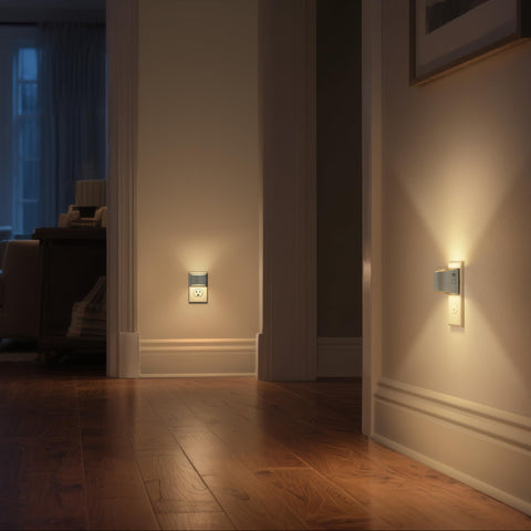 DORESshop night light suitable for bathrooms and kids rooms, dimmable