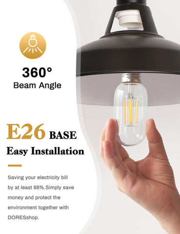 DORESshop LED Edison bulbs create nostalgic ambiance in living areas