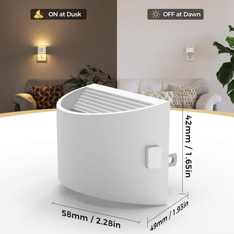 DORESshop bathroom-friendly night light creates a gentle ambient glow.