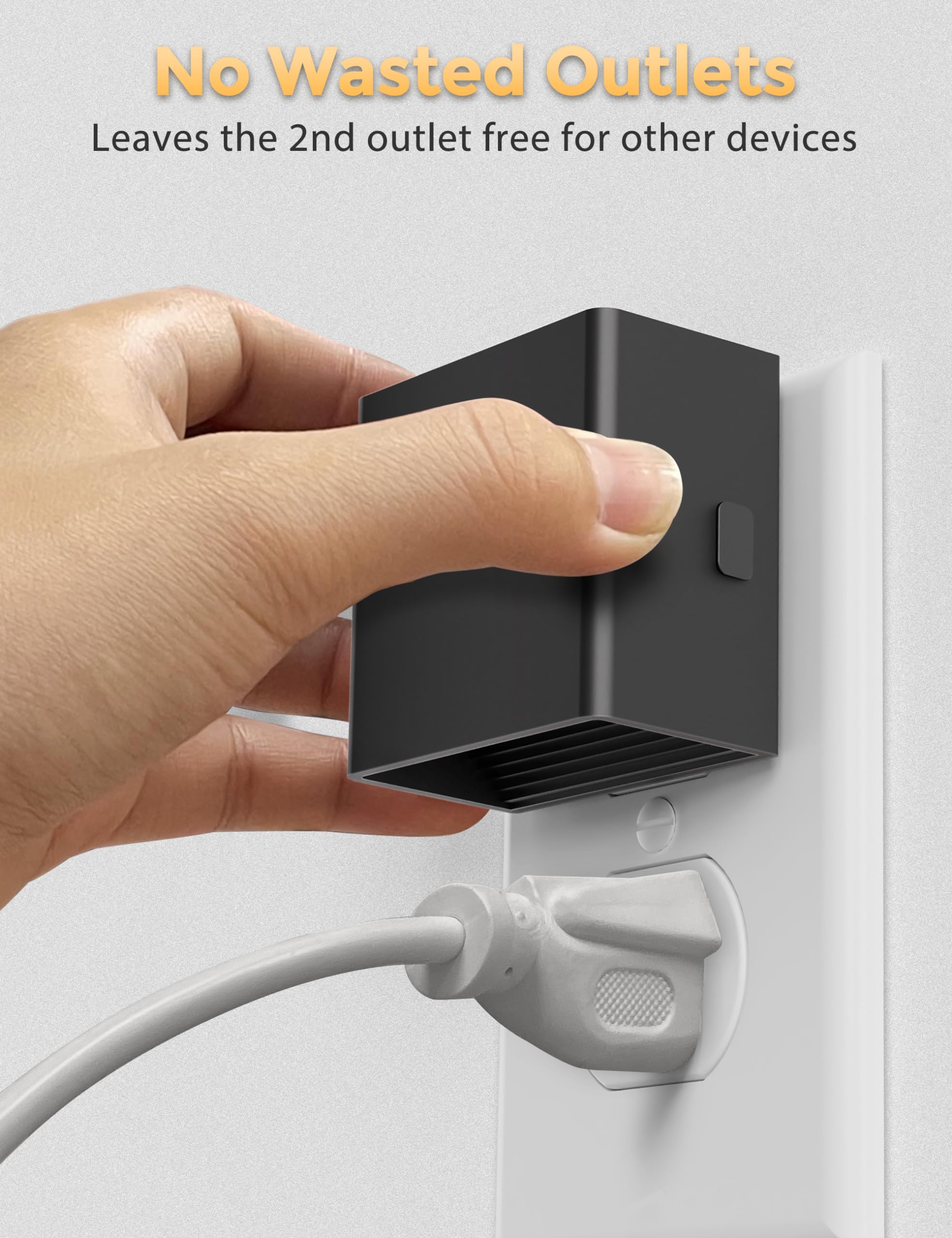 DORESshop wall night light in bathroom provides subtle night-time visibility.