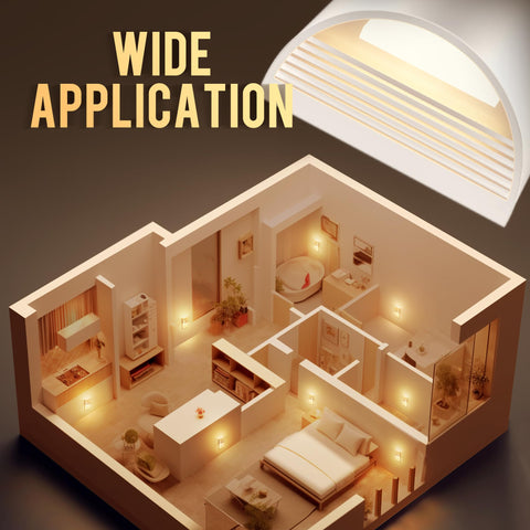 DORESshop night light with black minimalist frame for a sleek, unobtrusive look.