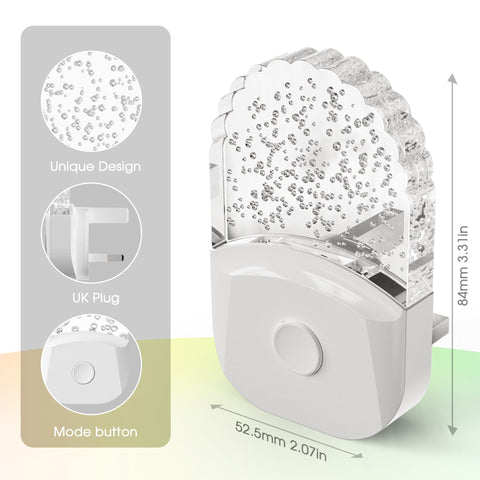 DORESshop US plug night light installs easily in most homes