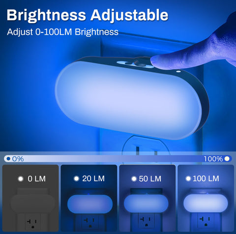 Compact energy-saving DORESshop night light illuminates hallways and stairs only when needed