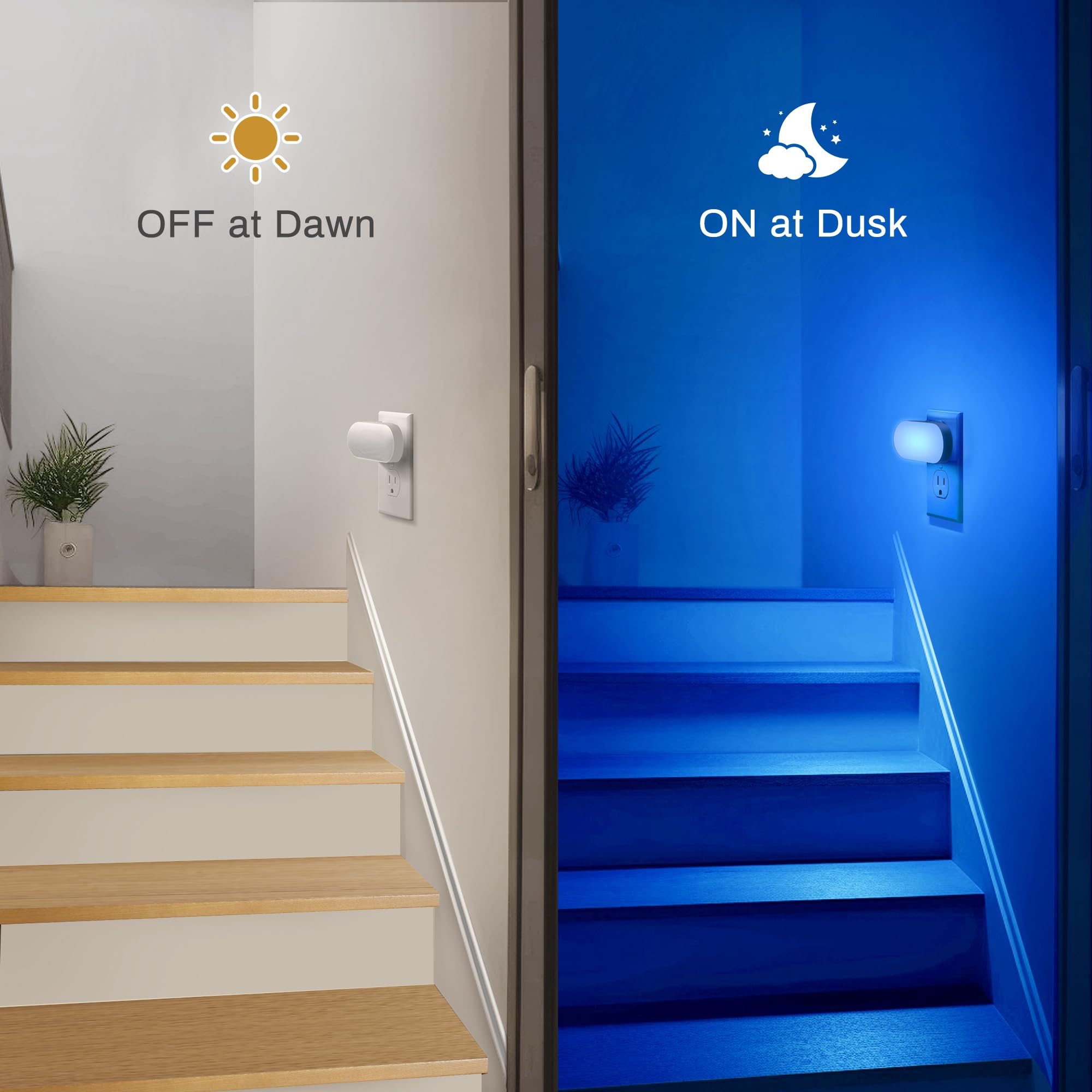 Perfect for kids' rooms, bedrooms, and kitchens, DORESshop blue light provides gentle guidance