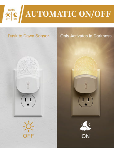 DORESshop dusk-to-dawn sensor night light saves energy while you sleep.