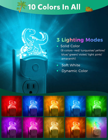 DORESshop dusk-to-dawn sensor night light turns on at dusk and off at dawn