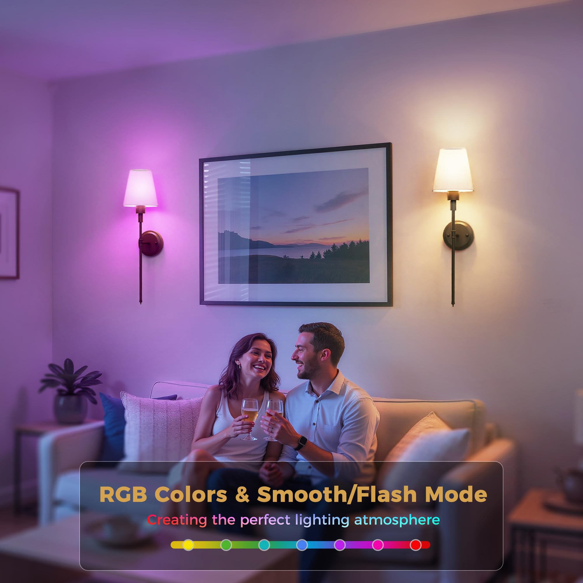 DORESshop easy-install wall sconce with quick mounting and no wiring.