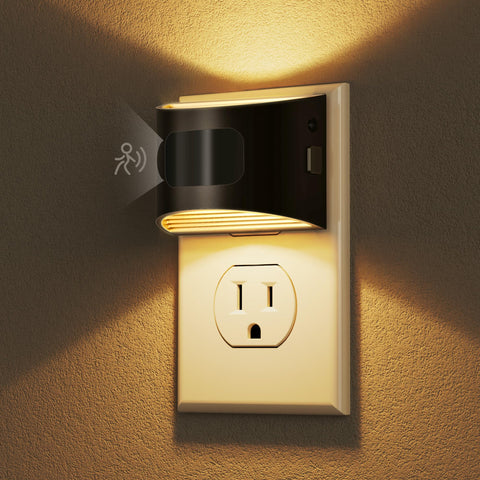 DORESshop wall-plug night light suitable for bedrooms and bathrooms.