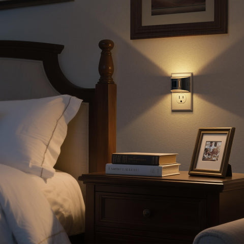 DORESshop LED night light bedroom-ambiance adds cozy illumination.