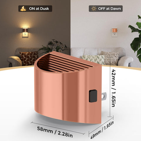 DORESshop night light with dusk-to-dawn sensor for automatic lighting