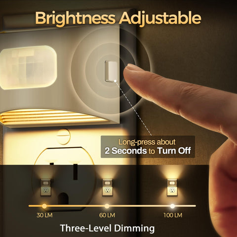DORESshop motion-sensor close-up shows automatic lighting as you enter dark hallways.