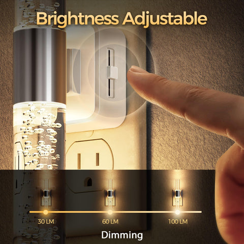 DORESshop night light bubble pattern casts soft glow in bedrooms and nurseries.