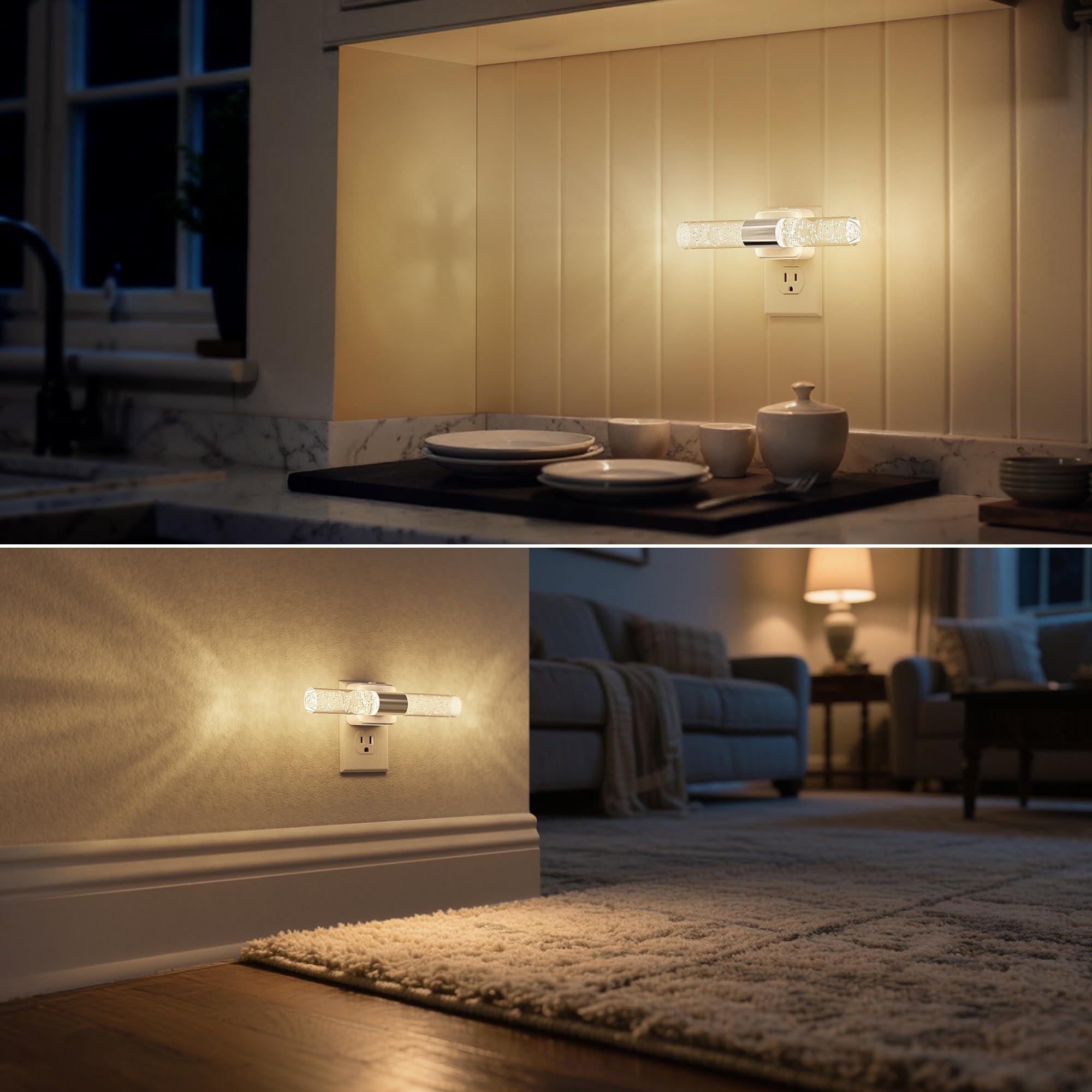 DORESshop dimmable brightness lets you tailor night-lit ambiance.