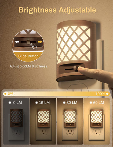 DORESshop night light with dimmable brightness adapts to different needs.