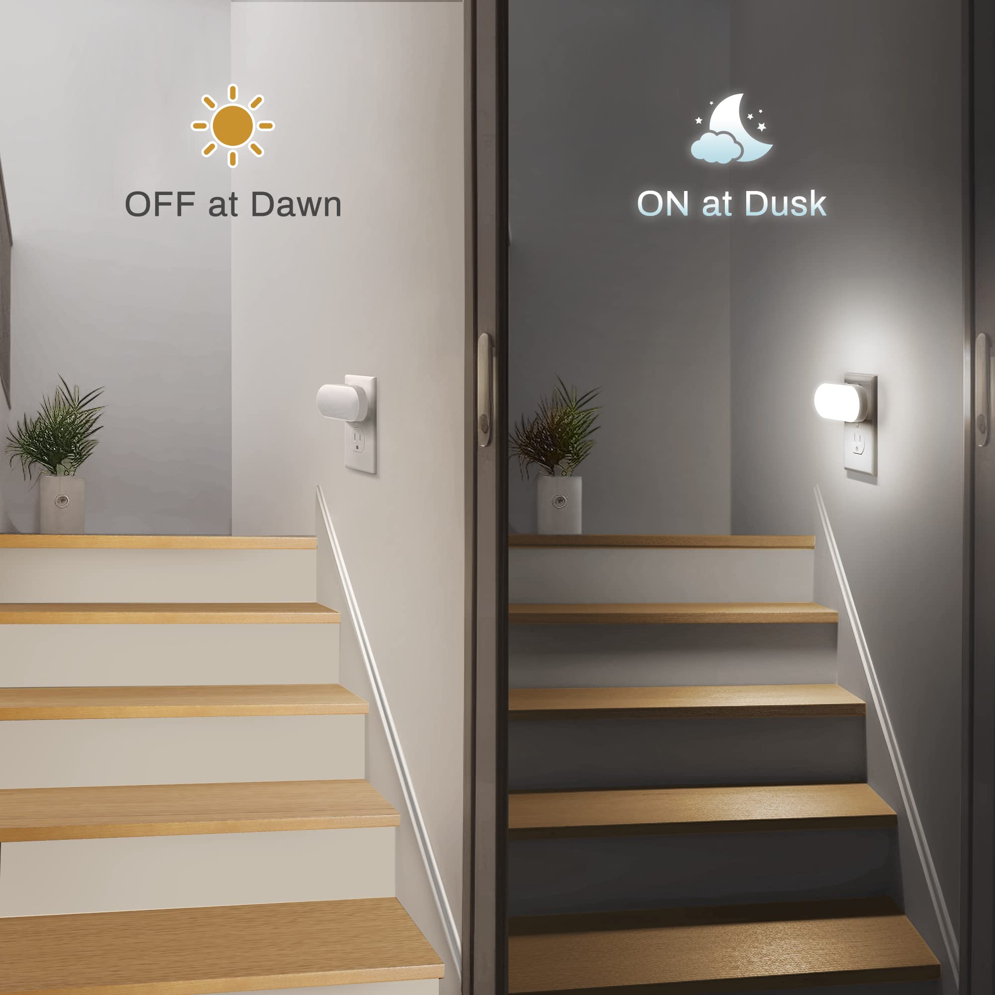 DORESshop Night Light dusk-to-dawn sensor for automatic safe lighting.