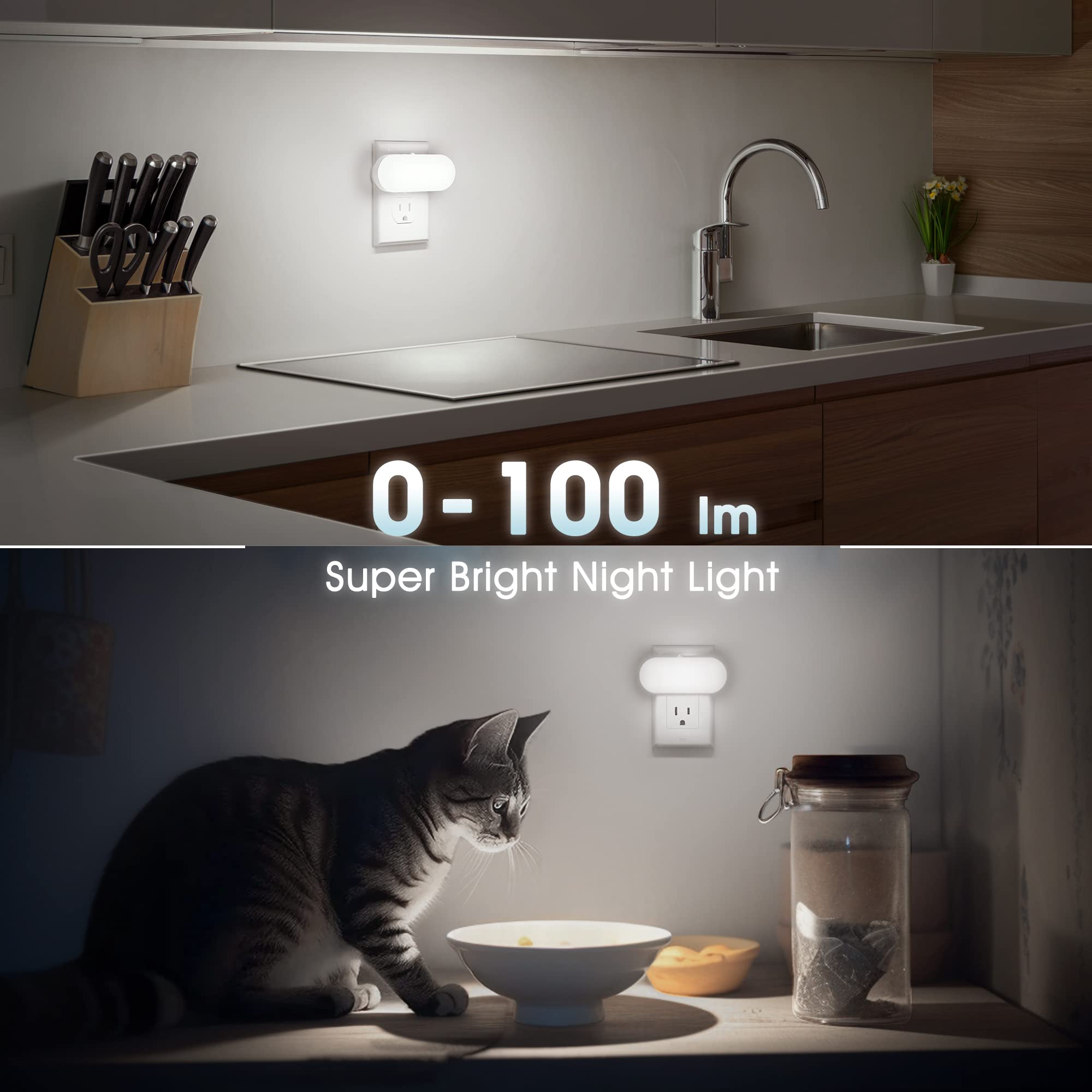 DORESshop Night Light plug-and-play design saves space and simplifies setup.