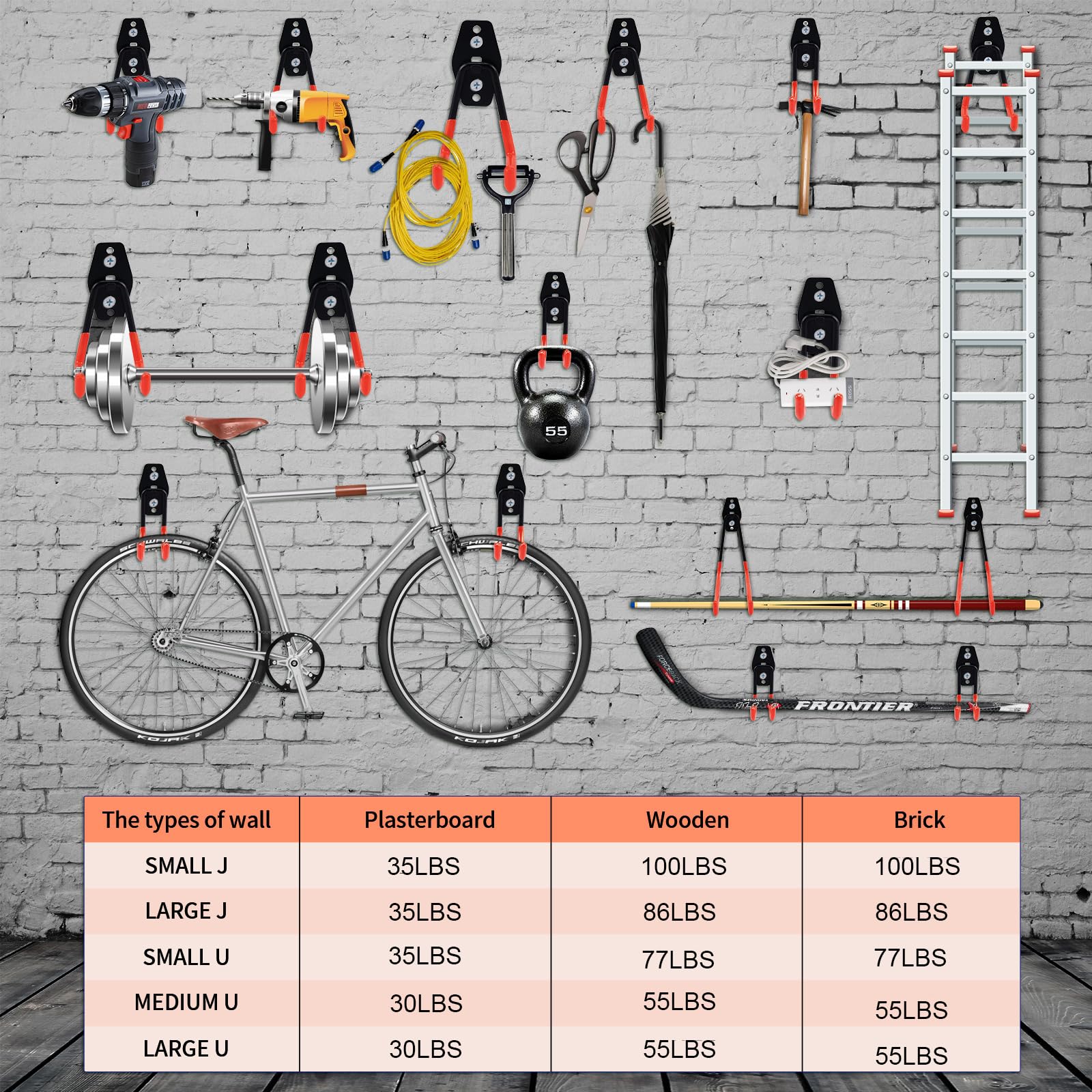 Dorisy heavy-duty storage solution keeps gear organized and accessible.