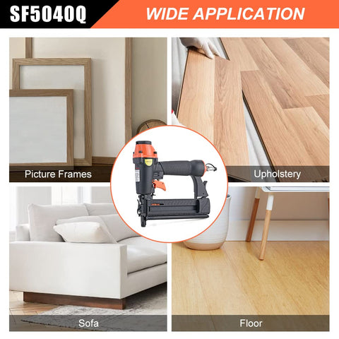 Dotool brad nailer carry case with accessories for organization.