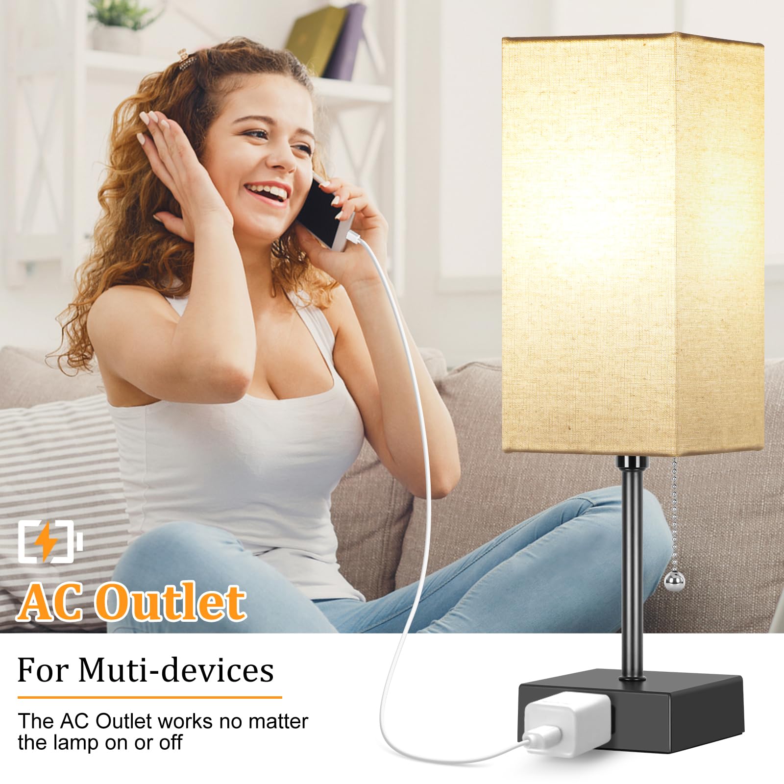 Dott Arts lamp with 3 color modes offers warm, soft, daylight options