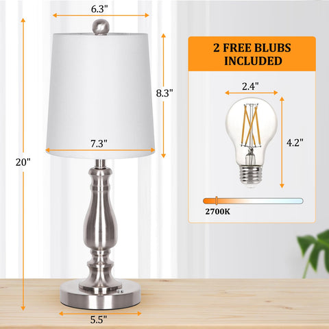 Dott Arts bedside-use lamp showing flexible lighting near the bed