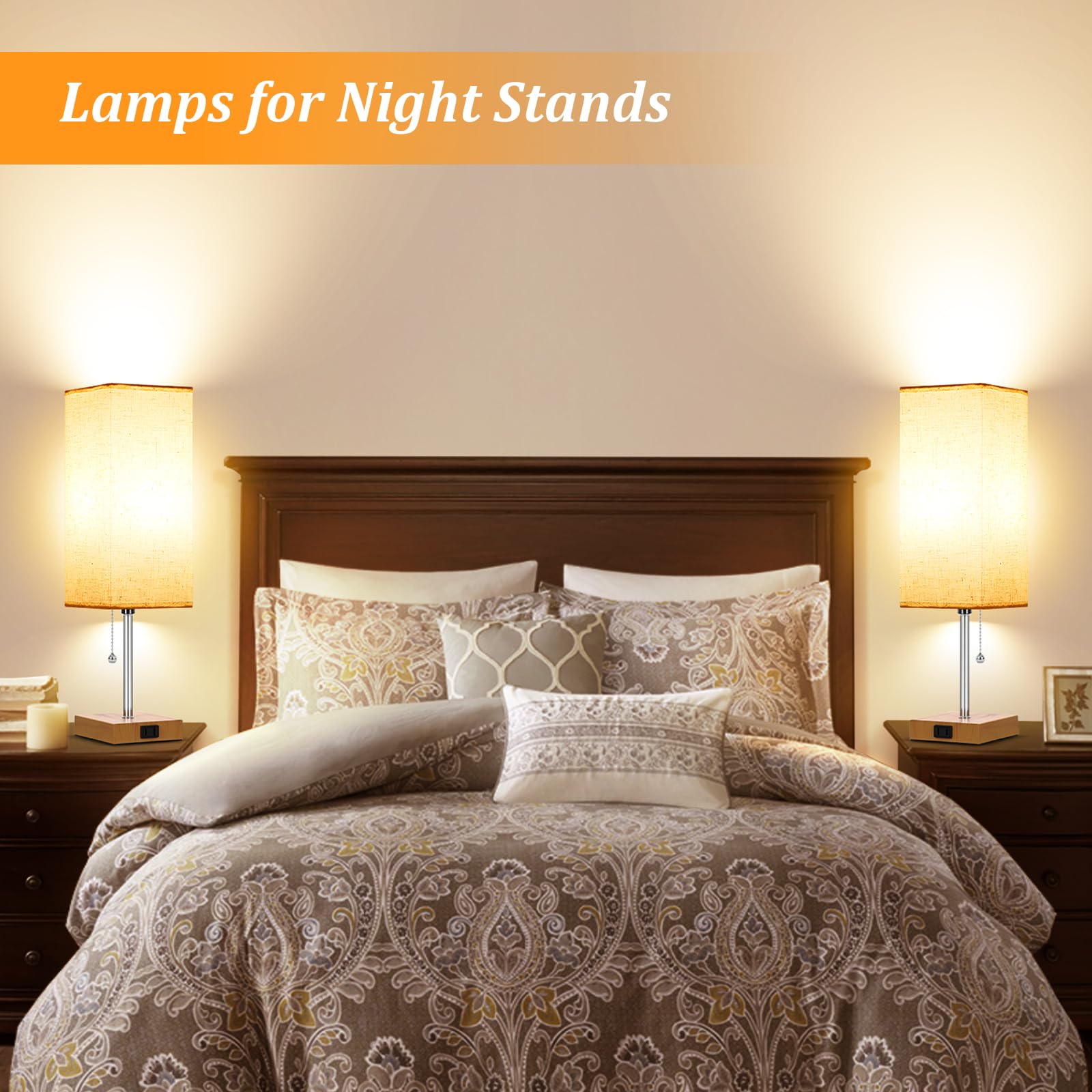 Dott Arts nightstand lamp complements daily routines with light versatility.