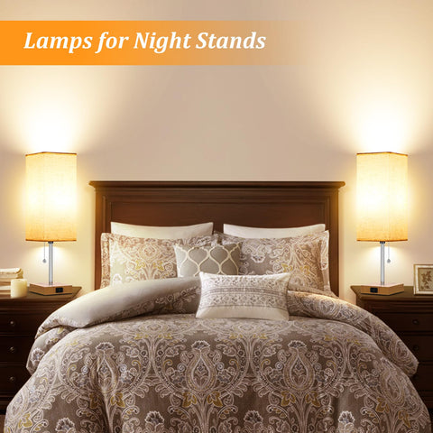 Dott Arts nightstand lamp complements daily routines with light versatility.
