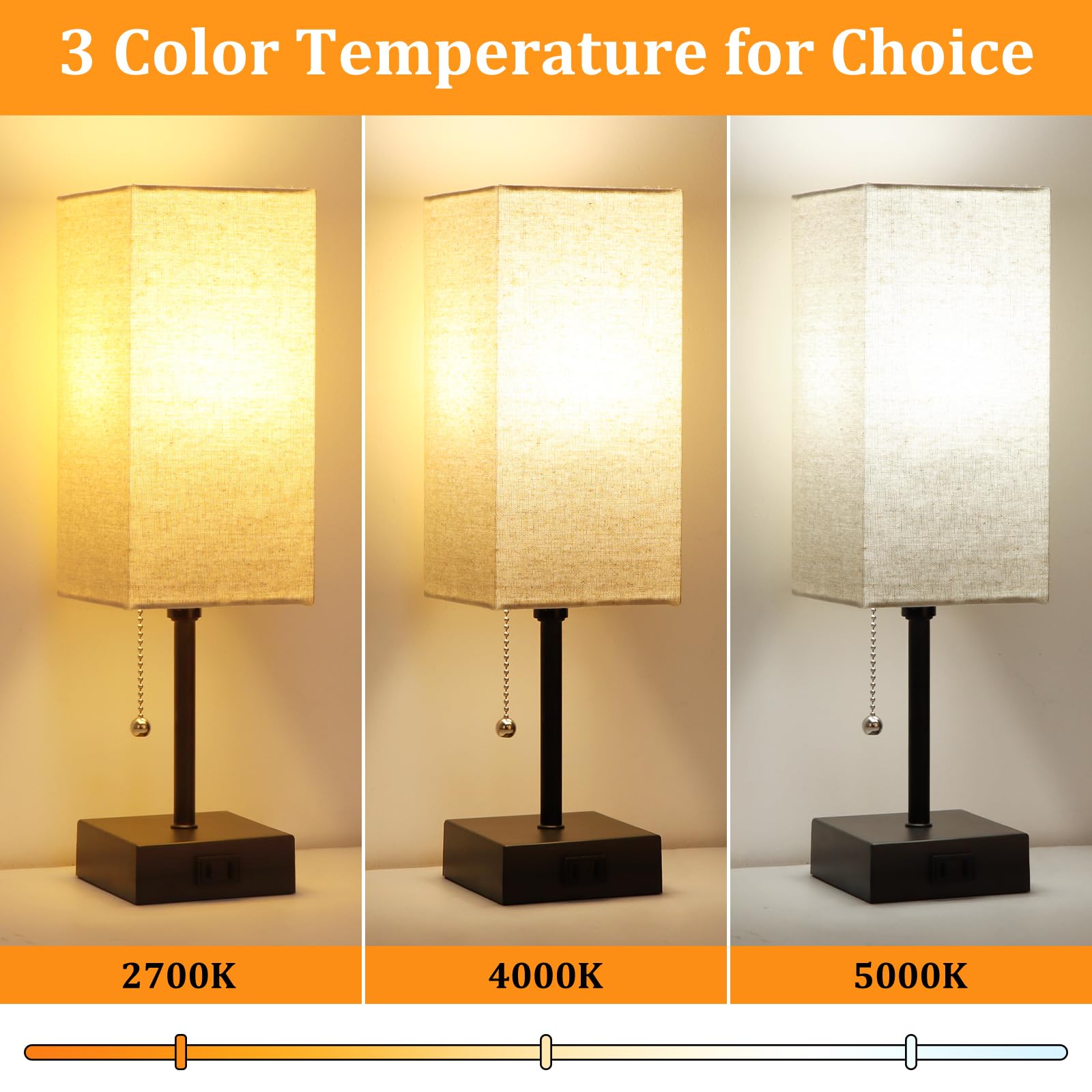 Dott Arts pull-chain bedside lamp for easy mood control
