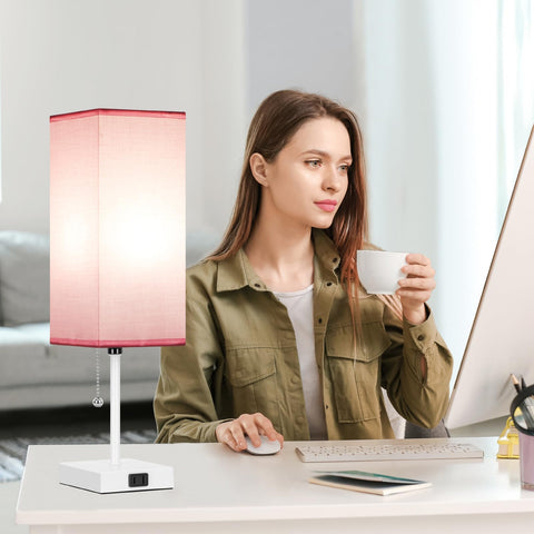 Dott Arts minimalist table lamp complements modern decor.