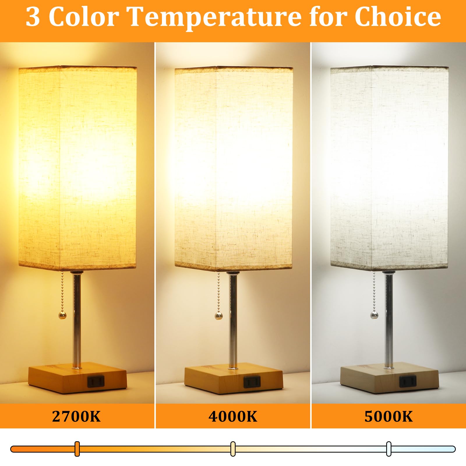 Dott Arts pull chain table lamp for easy on/off control.