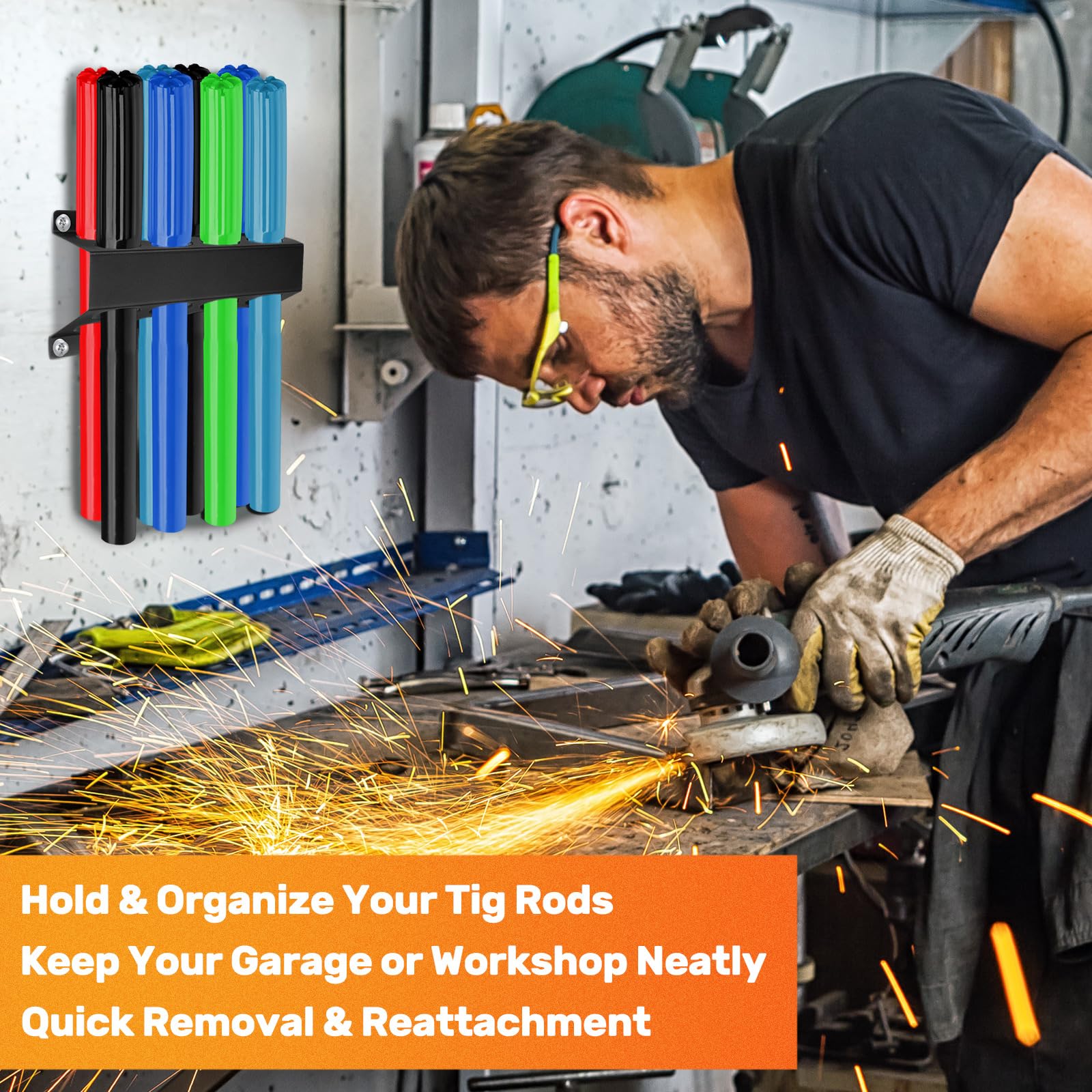 Durable corrosion-resistant metal with black coating for long-lasting storage.