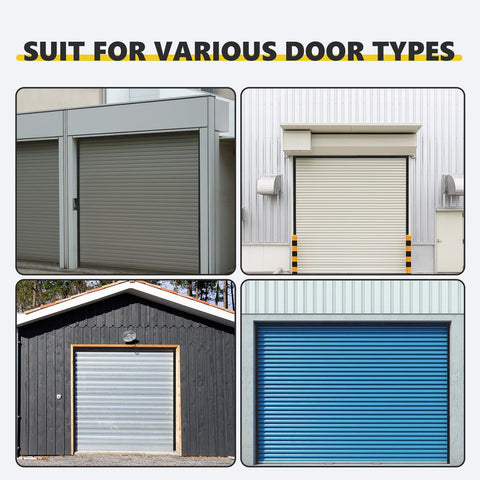 DoubleFill warehouse roll-up door seal ready for heavy-duty use.