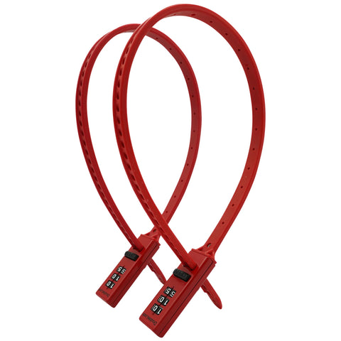 DoubleLock Badger Strap Lock on a helmet with quick, keyless protection