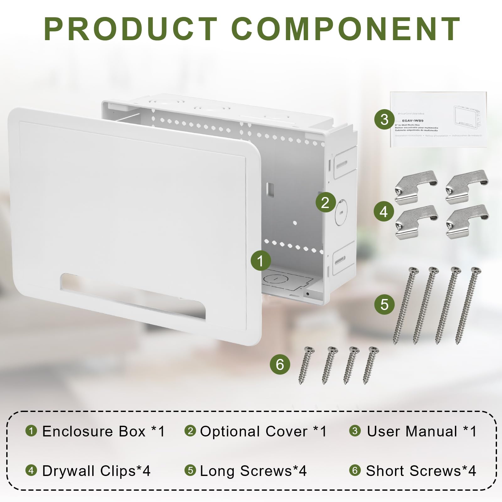 doufuhua compact storage for tv accessories keeps remotes and adapters neatly tucked away