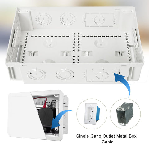 doufuhua easy-install 9in frame fits standard drywall with an access panel for adjustments