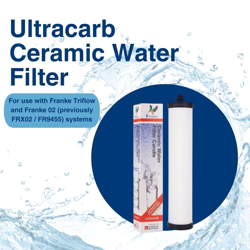 DOULTON M15 Ultracarb closeup showing filter media for clearer water.