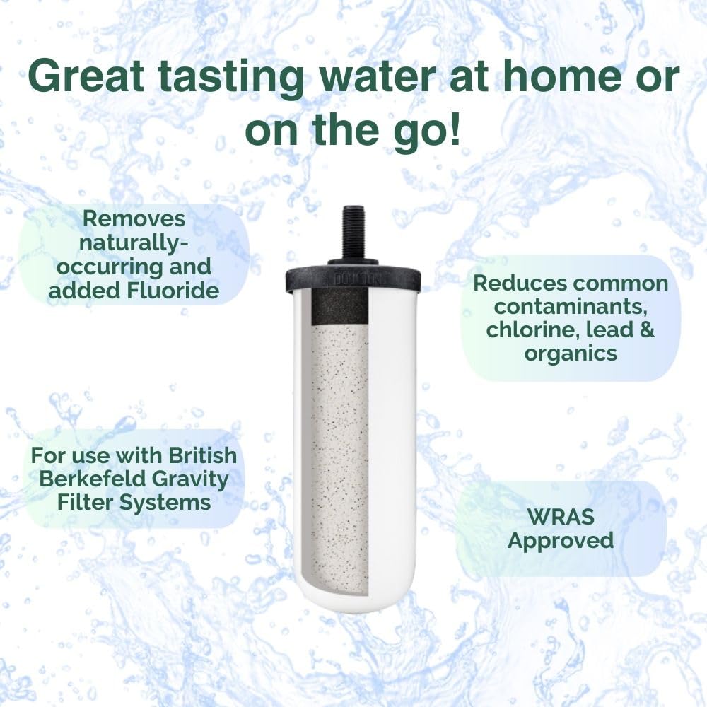 DOULTON Ultra water glass being filled with clear, refreshing water