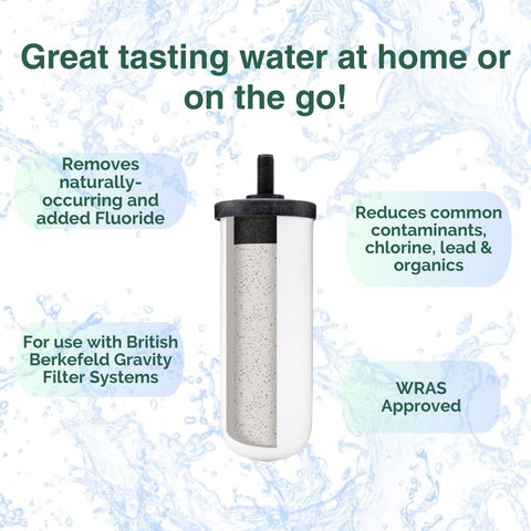 DOULTON Ultra water glass being filled with clear, refreshing water