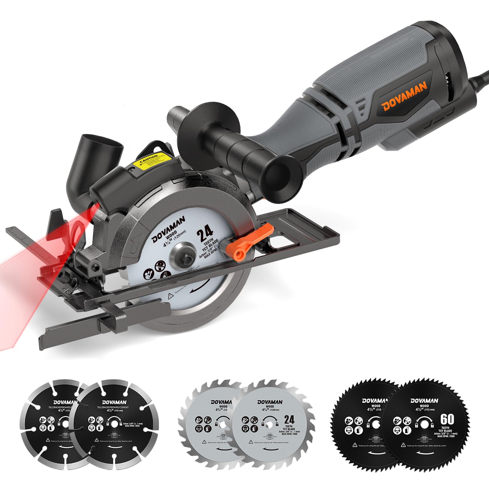 DOVAMAN MCS01A with laser guide for precise straight cuts