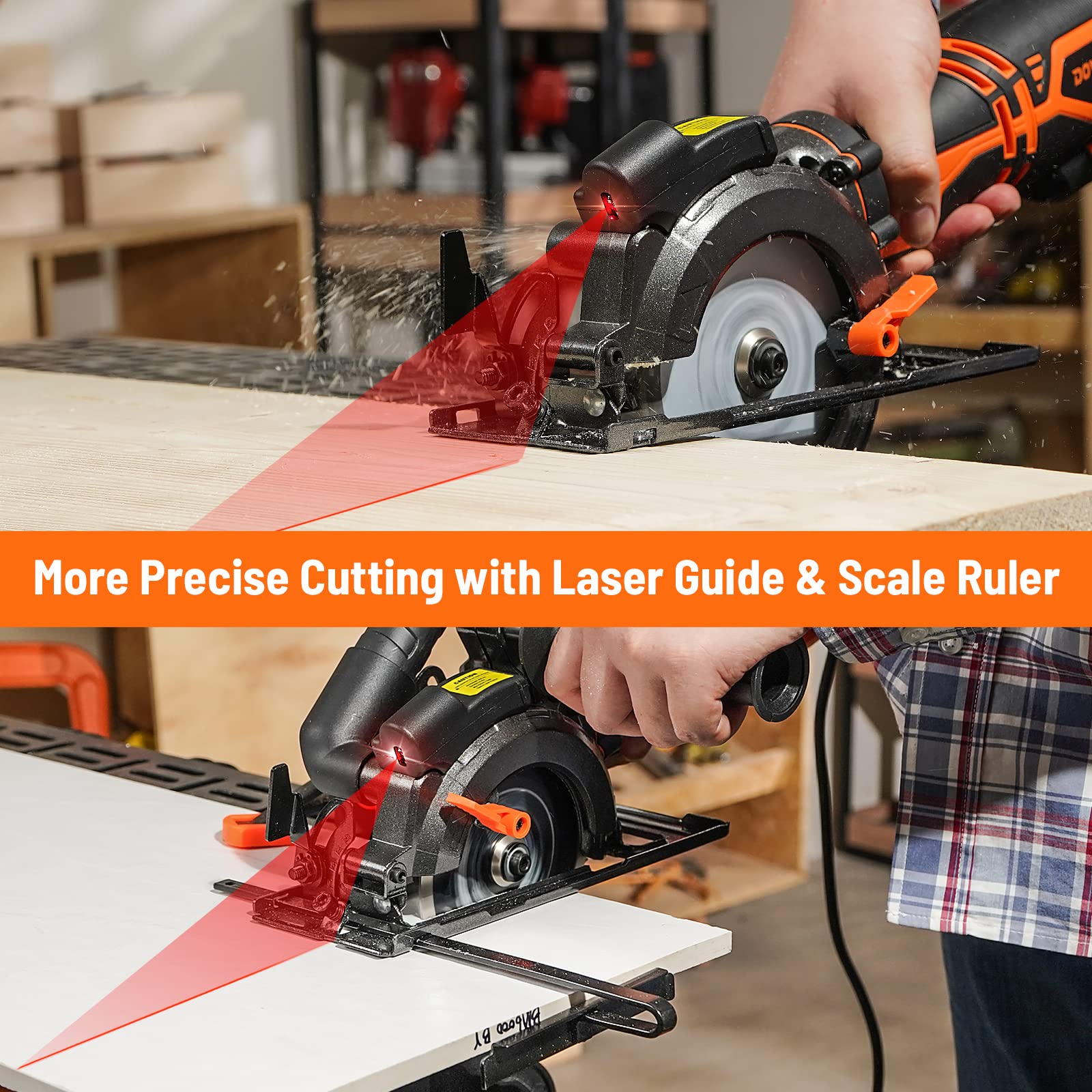 DOVAMAN tile blades create neat tile cuts.
