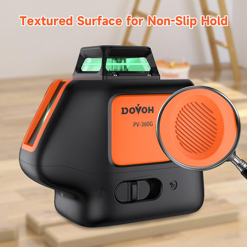 DOVOH built-in 2600mAh battery for all-day operations.